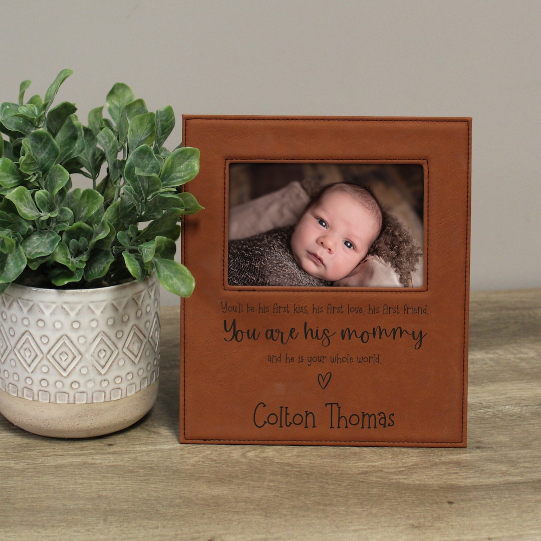 Mom & Son Picture Frame Mom Son's First Love Picture Frame Mother's Day Gift From Baby Boy