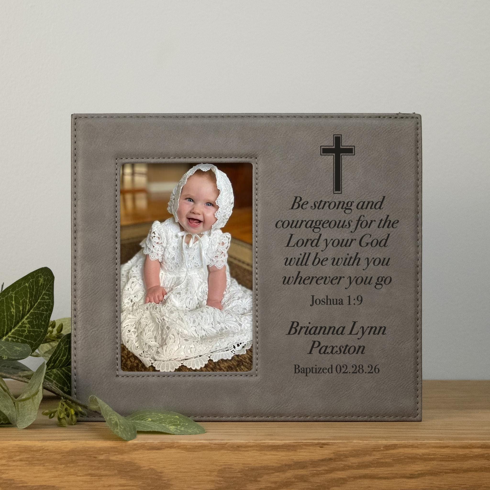 ミュージック BABYL BAPTISM Baptism Picture Frame Personalized | Religious Baptism Gift