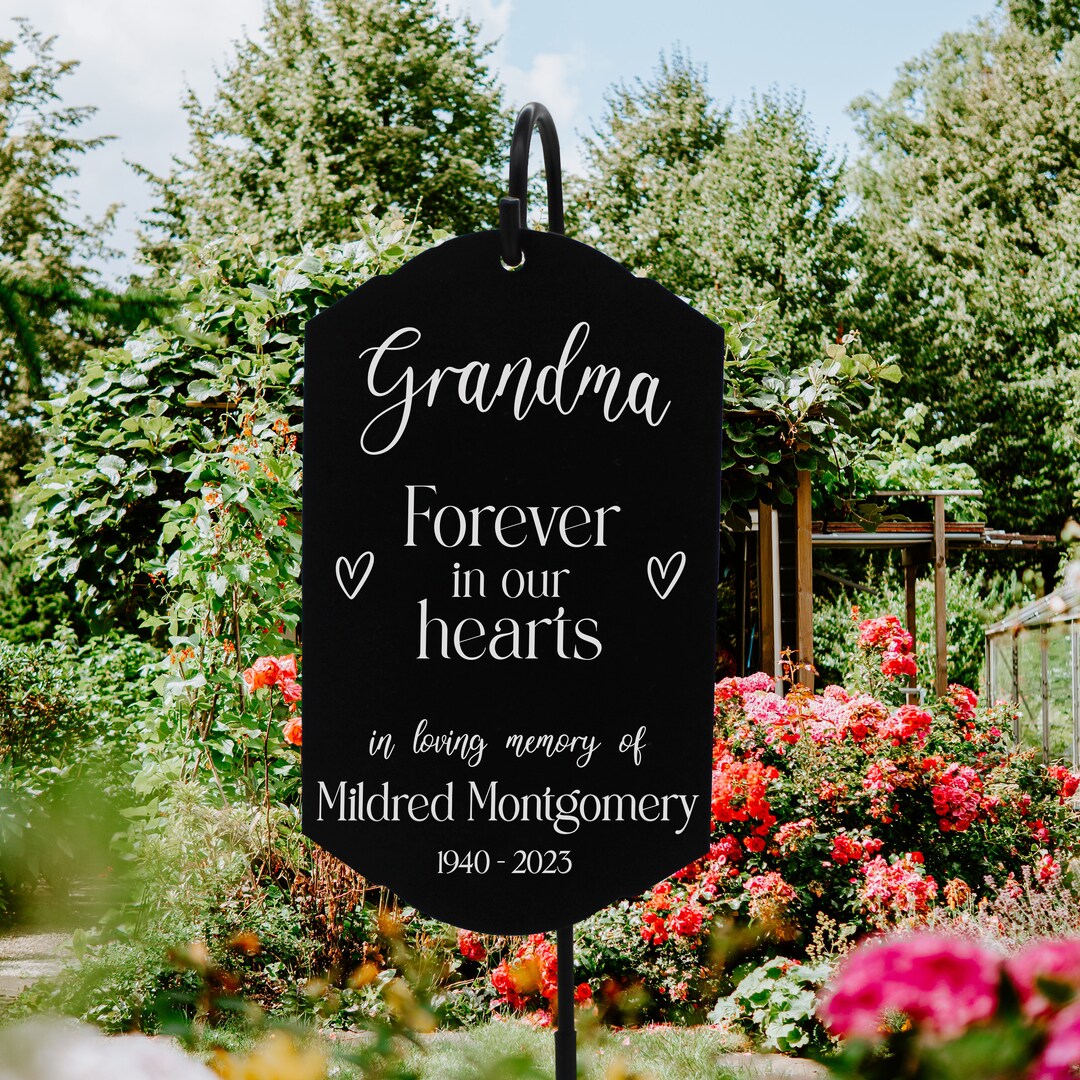 Memories Are Made At Grandmas Garden Flag | Personalized Grandma Gift