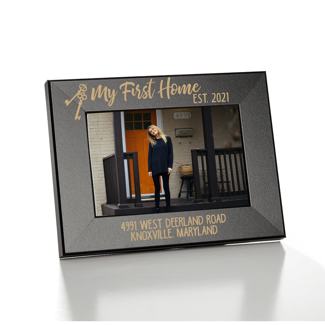 My First Home Picture Frame Personalized First Home Picture Frame New