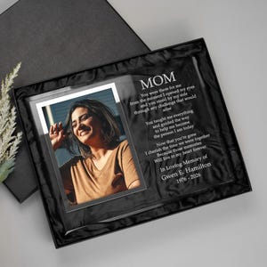 Mother Memorial Picture Frame | Mom Memorial Poem Gift | Loss of Mother Gift | Mom Memorial Gift | Mother Bereavement | In Memory of Mom Bild 2