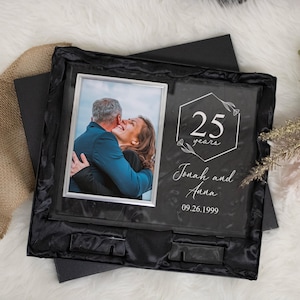 Anniversary Picture Frame Personalized | Anniversary Gift for Parents | 25th Anniversary Gift | 50th Anniversary Frame | Custom Anniversary