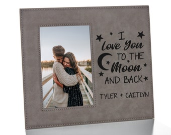 personalised photo frame OUR DAUGHTER  love you to the moon and back 6x4 inch 