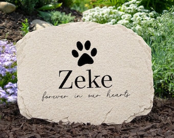 Pet Memorial Stone | Personalized Pet Memorial Gift | Pet Loss Gift | Dog Memorial Garden Stone | Pet Grave Marker | Pet Sympathy Gifts