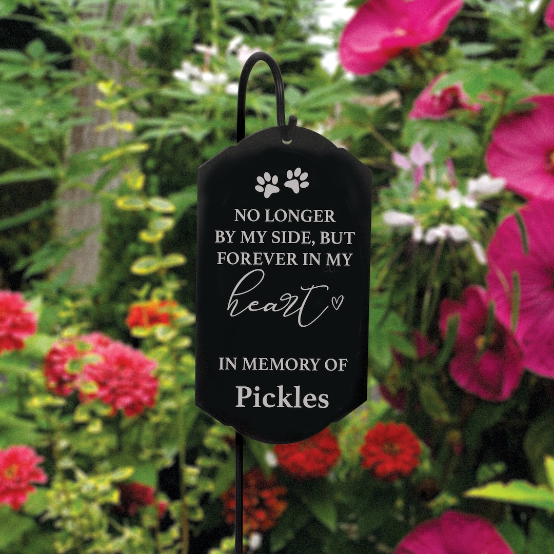 Pet Memorial Garden Stake Pet Grave Marker Pet Loss Gift Dog Memorial