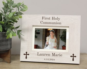 Personalized First Holy Communion Picture Frame | First Communion Picture Frame | Custom First Communion Gift | Catholic 1st Communion Gift