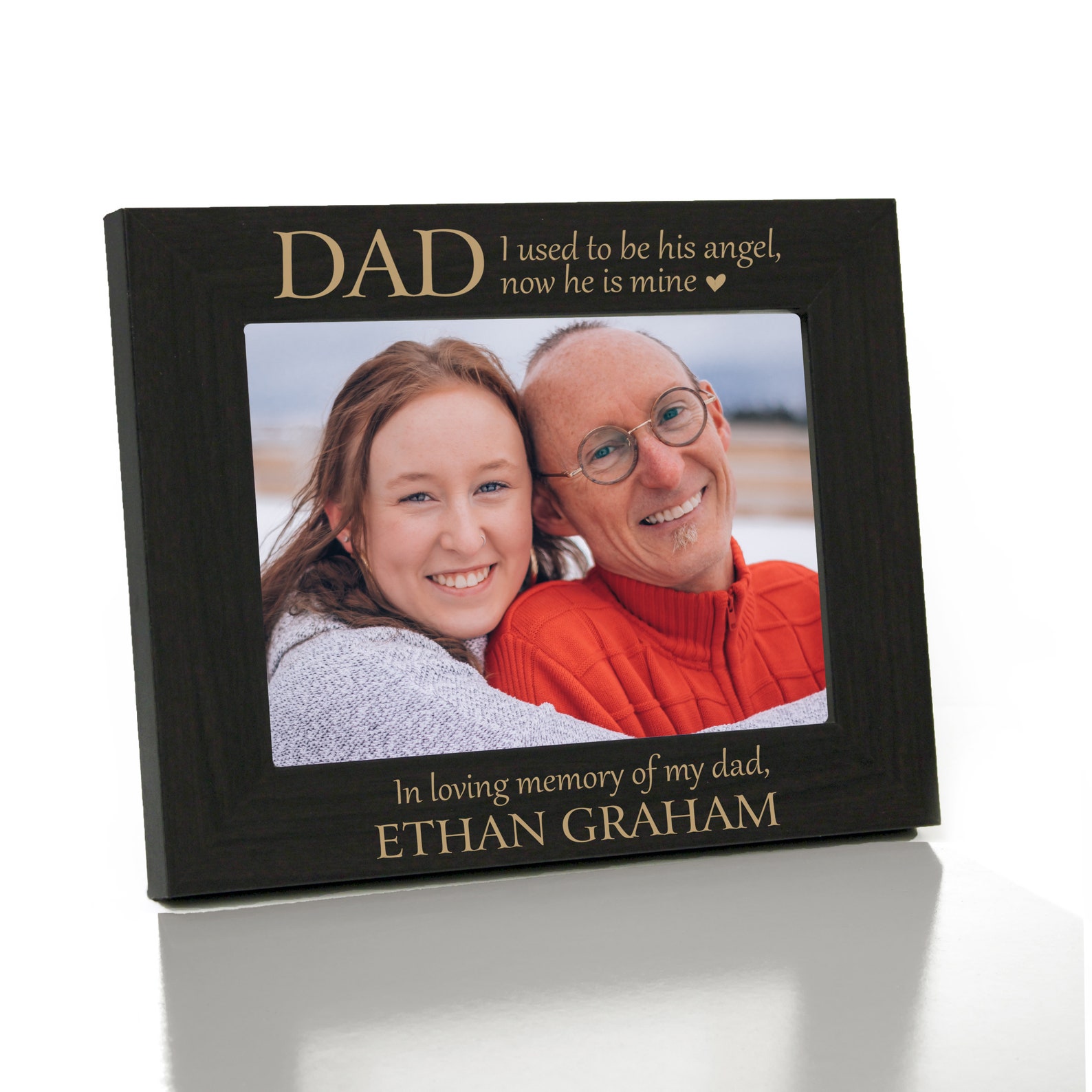 Dad Memorial Picture Frame Personalized Dad Memorial Gift Etsy