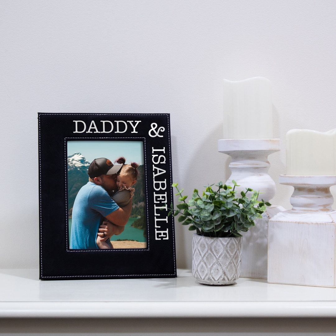 Daddy and Me Picture Frame Personalized Dad and Daughter Picture Frame