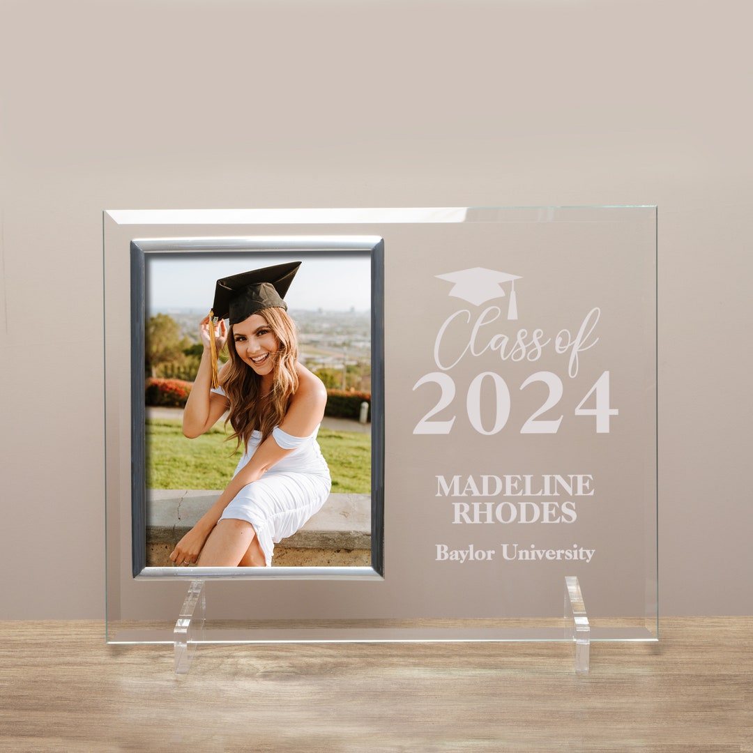 Personalized Graduation Picture Frame Class of 2025 Picture Frame High School College Graduation