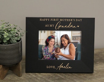 First Mother's Day Picture Frame for Grandma | Personalized Grandma Mother's Day Gift | New Grandma Picture Frame | Grandma Mothers Day Gift