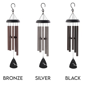 Memorial Wind Chimes Personalized Listen to the Wind Sympathy Wind Chime In Memory of Wind Chime Remembrance Gift Bereavement Gifts image 3