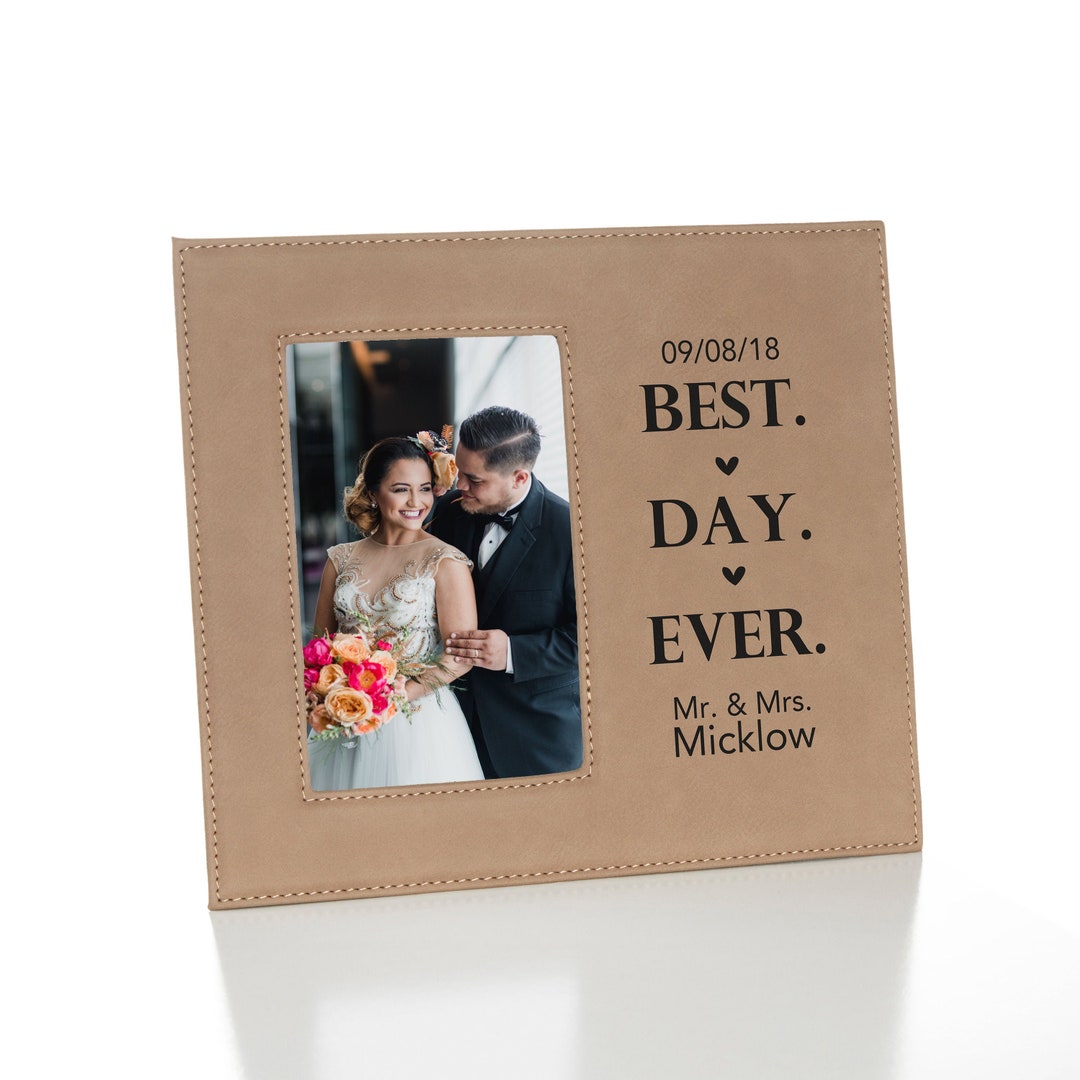 Best Day Ever Picture Frame Personalized With Names Custom Etsy