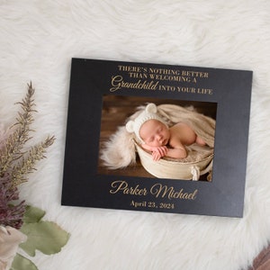 New Grandparents Picture Frame | New Grandma Picture Frame | New Grandpa Picture Frame | First Grandchild Picture Frame | Grandma Gift Baby
