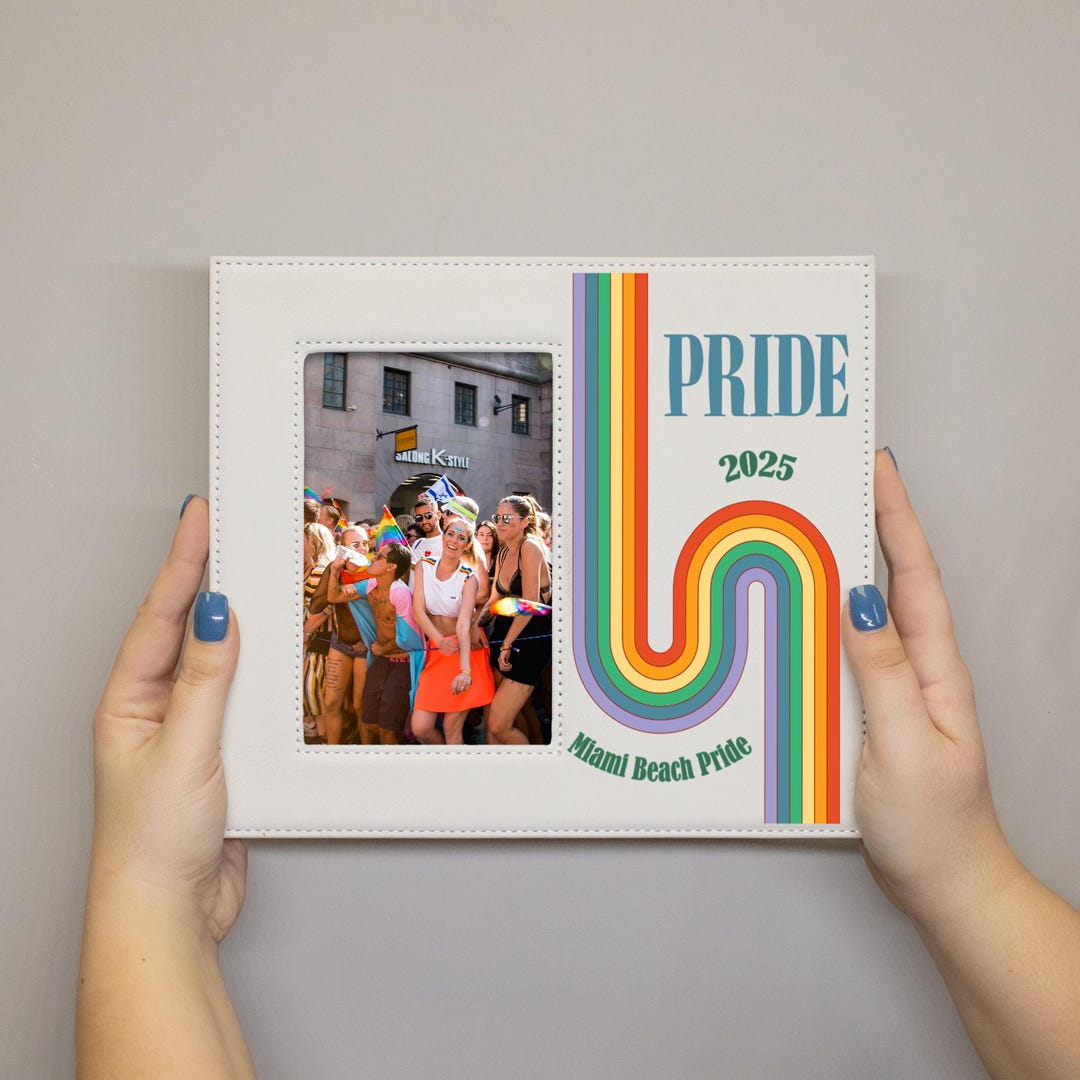Personalized Pride Parade Picture Frame | Gay Pride Festival Location ...