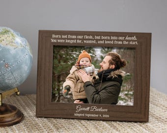Child Adoption Day Picture Frame | Personalized Adoption Day Gift for Child | Baby Adoption Picture Frame | Custom Adoption Day Photo Frame