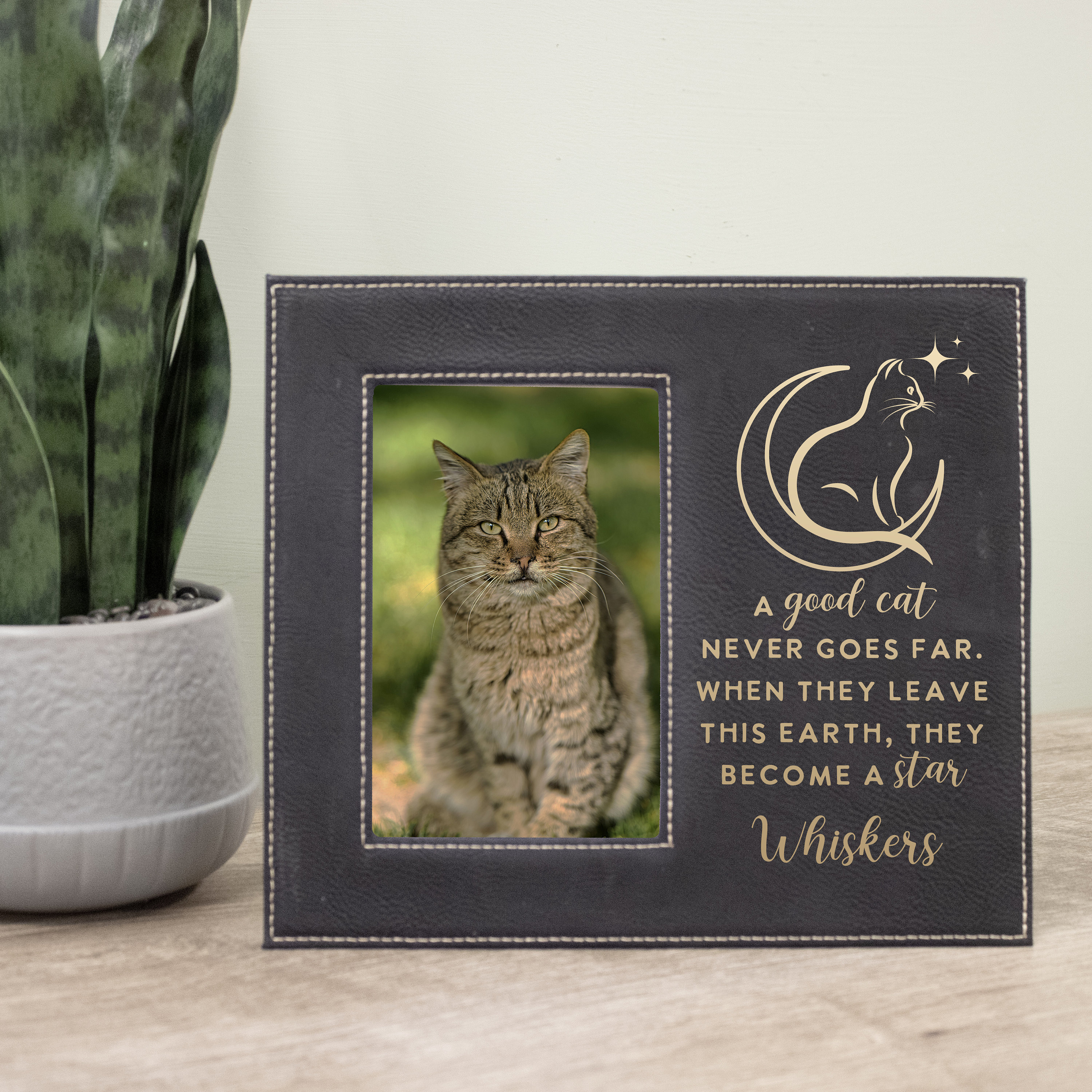 Cat Memorial Picture Frame | Cat Loss Gifts | Personalized Cat Memorial ...