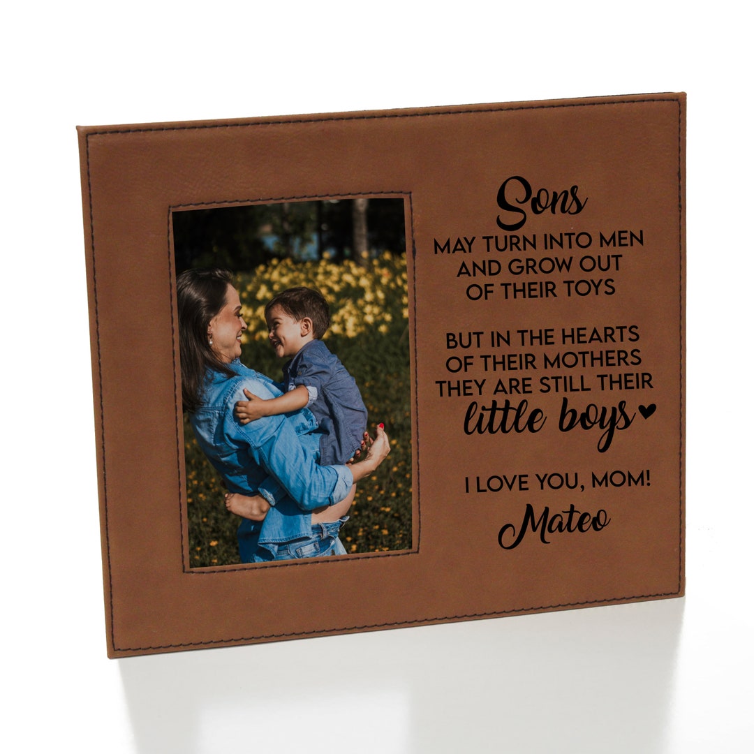 Mother Son Picture Frame Mommy's Little Boy Picture Frame Mothers Day