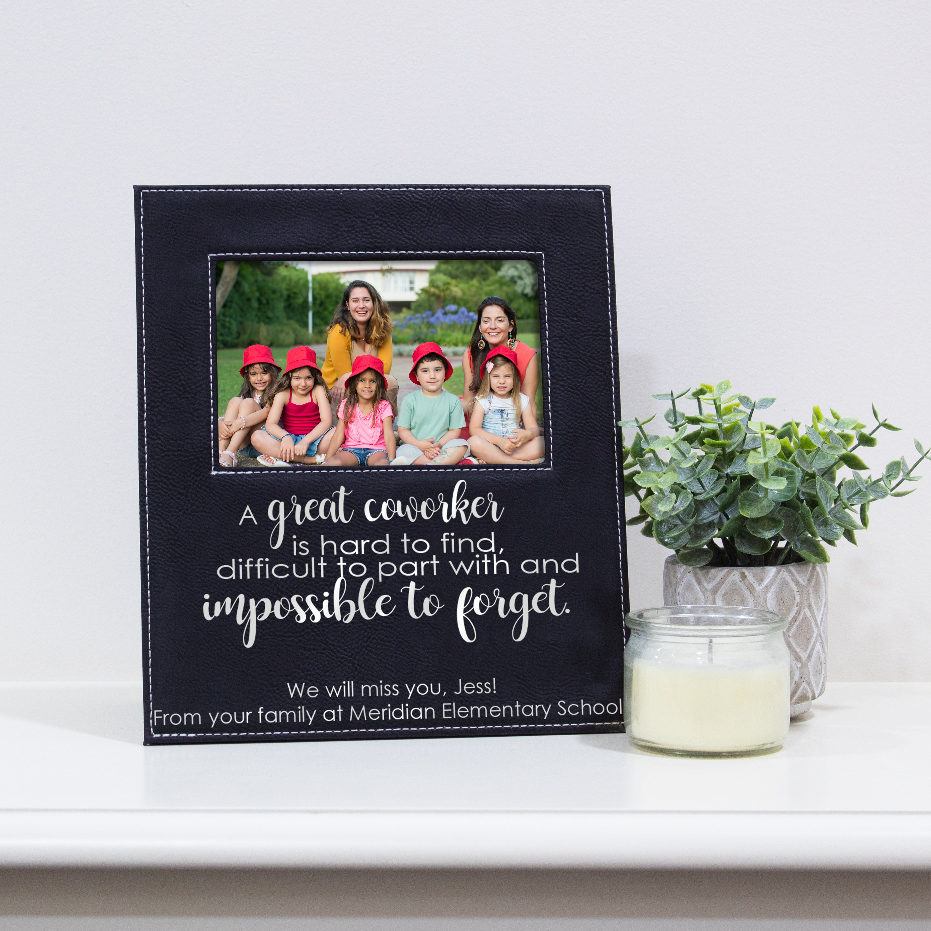 Coworker Goodbye Gift Picture Frame | Personalized Picture Frame With ...