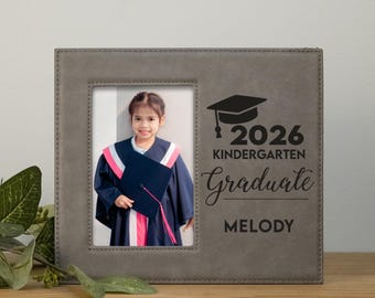 Kindergarten Graduation Frame | Personalized Kindergarten Graduate | 2026 Kindergarten Graduation Picture Frame | Kindergarten Grad Gift