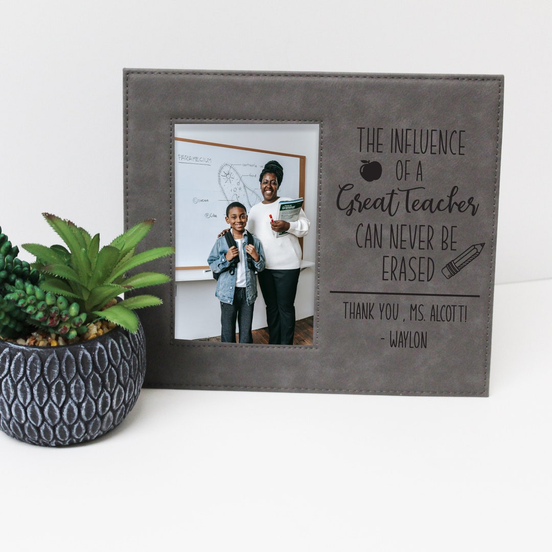 Teacher Picture Frame Gift Personalized Teacher Picture Frame Teacher Appreciation Gift Teacher