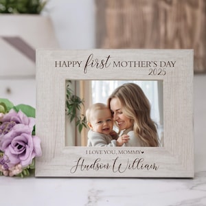 First Mother's Day Picture Frame Personalized First Mother's Day