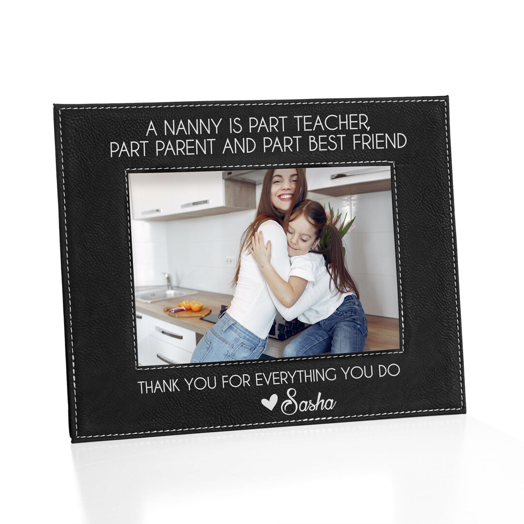 Nanny Picture Frame Personalized Nanny Babysitter Picture Etsy
