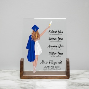 Graduation Gifts for Girls | Graduation Keepsake Plaque | Graduation Gift for Best Friend | Personalized High School Graduation Gift for Her