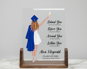Graduation Gifts for Girls | Graduation Keepsake Plaque | Graduation Gift for Best Friend | Personalized High School Graduation Gift for Her