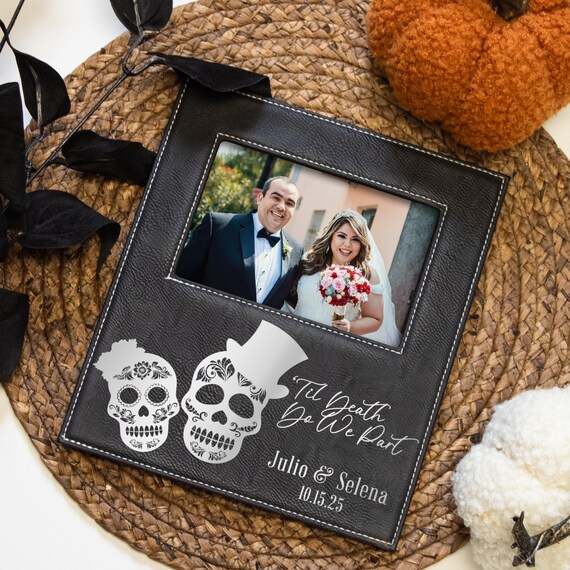 Halloween Wedding Picture Frame | Til Death Do We Part