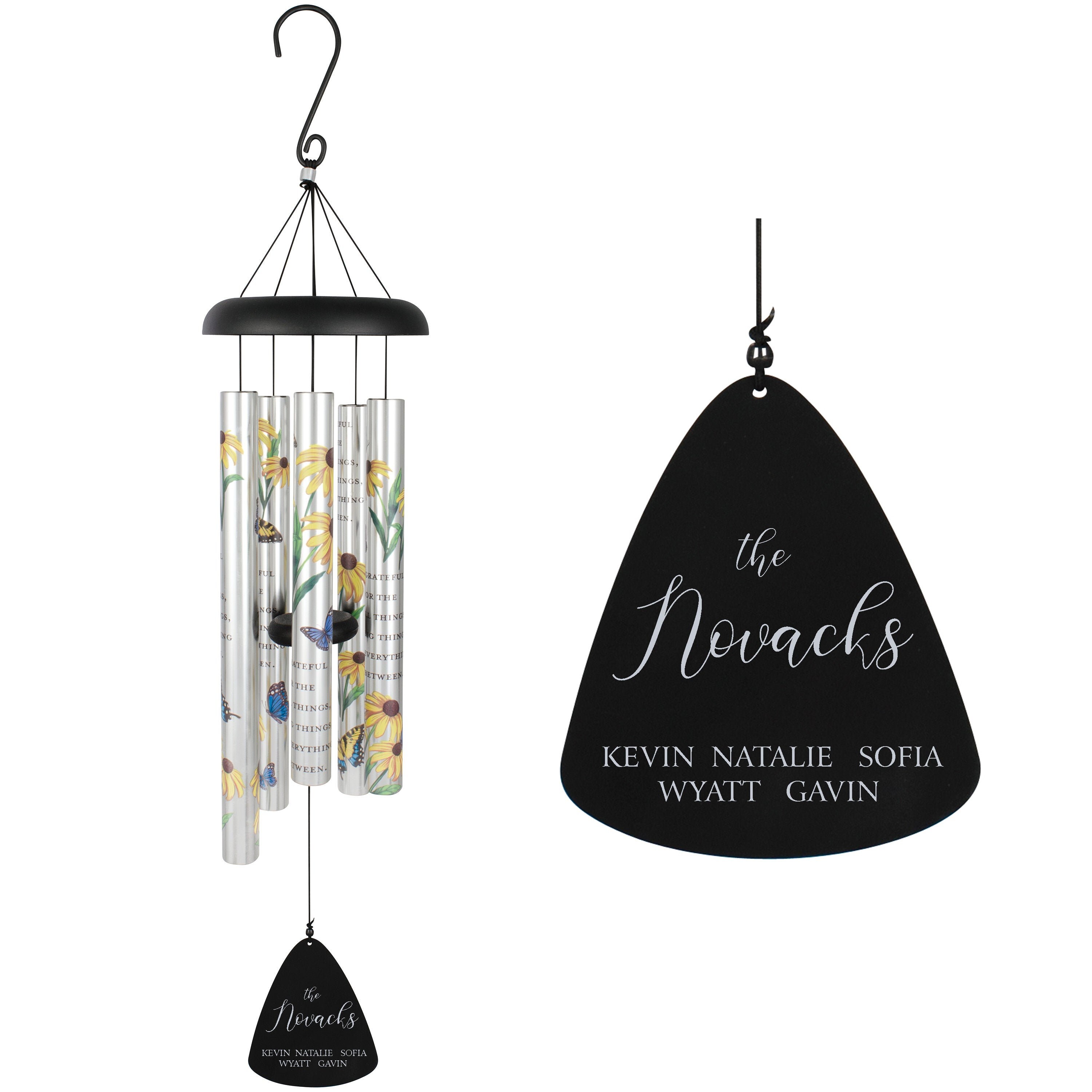 Personalized Wind Chime Mother's Day Wind Chime Etsy UK