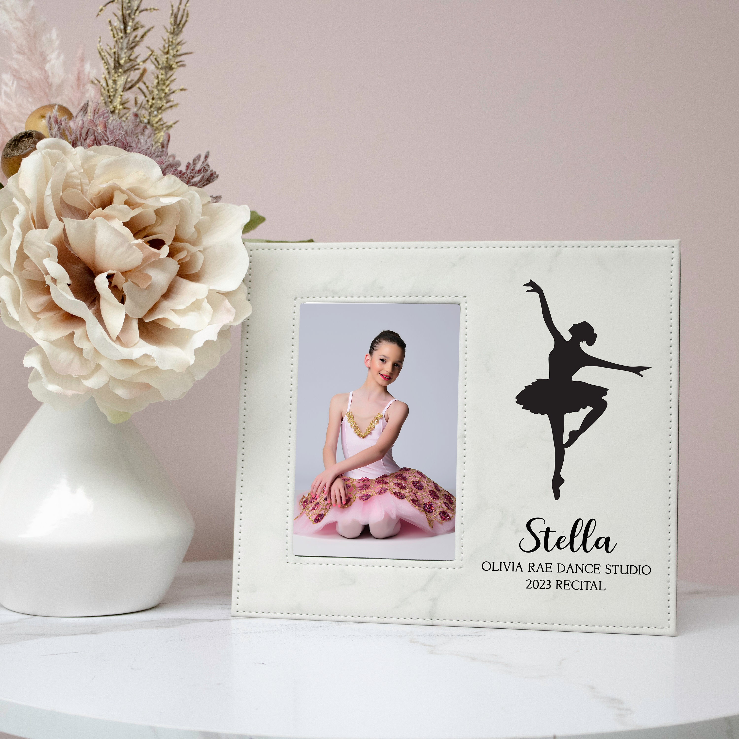 Dance Recital Picture Frame | Personalized Dance Recital Gift | First Dance Recital Picture Frame | Ballet Dance Recital Gifts for Girls