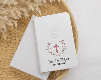 Personalized Bible for Kids | Baby Bible with Name and Birthday | Children's KJV Bible | Religious Gift for Baby Dedication