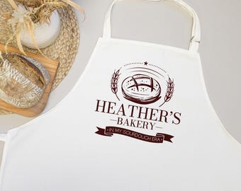 In My Sourdough Era Apron | Baking Gift for Her | Bread Baker Mother's Day Present | Adult Protective Apron | Cooking Apron