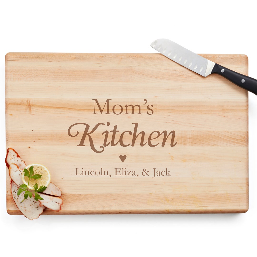 Gift Set: Mom Knows Best Engraved Cutting Board & Coffee Mug – Happily Ever  Etched