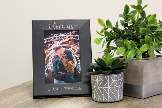 Personalised 4x6 picture photo frame valentine birthday christmas boyfriend gift 