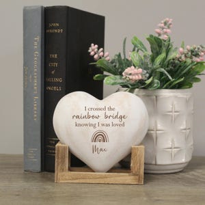 rainbow bridge dog or cat loss memorial gift