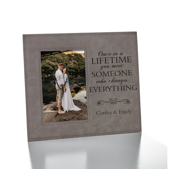 Personalized Once in a Lifetime Picture Frame Lifetime Love | Etsy