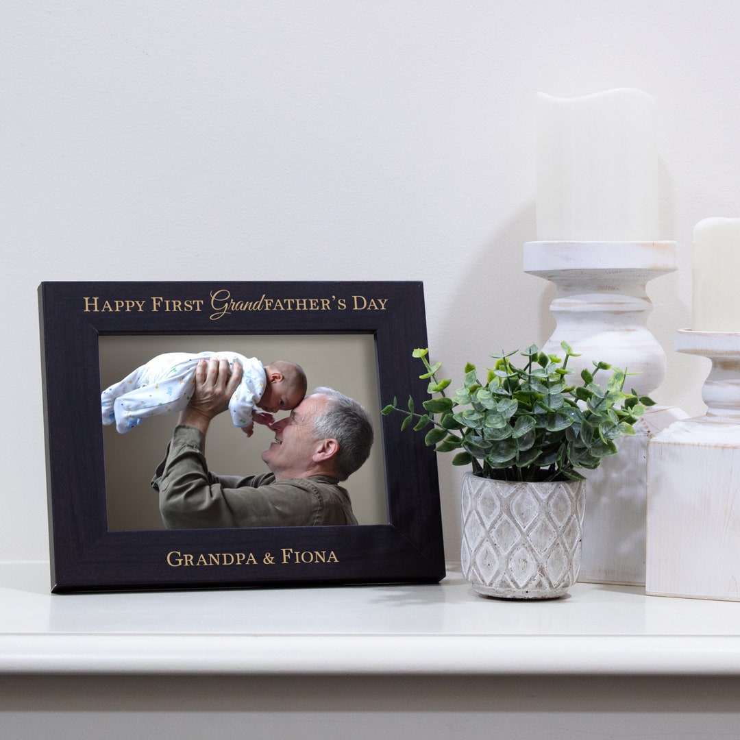 First Grandfather's Day Picture Frame Grandpa Father's Day Gift