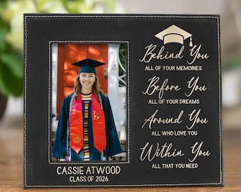 Personalized Graduation Picture Frame | Graduation Gifts for Her | Graduation Poem Picture Frame | High School Graduate Picture Frame Gift