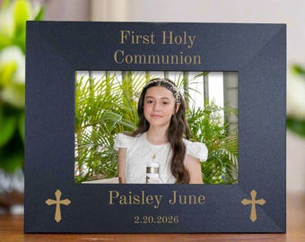 Personalized First Holy Communion Picture Frame | First Communion Picture Frame | Custom First Communion Gift | Catholic 1st Communion Gift