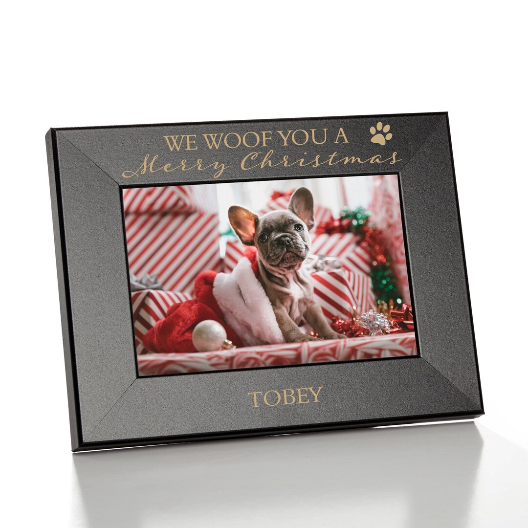 Dog Christmas Picture Frame 