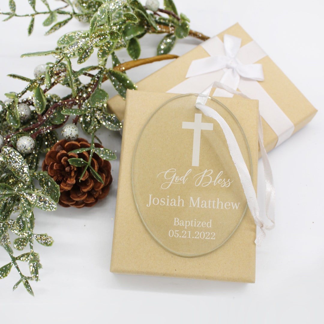 Baptism Ornament | Personalized Baptism Gift | Baptism Christmas ...