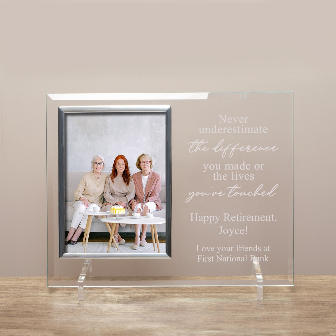 Retirement Picture Frame Personalized Retirement Party Gift Retirement