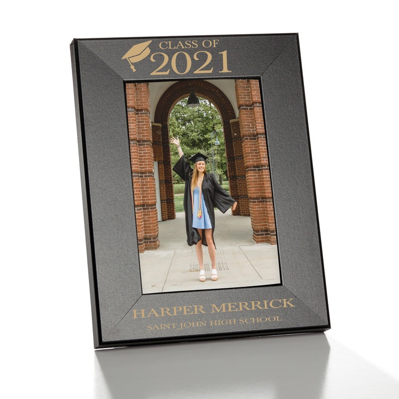Graduation Picture Frame Personalized Class of 2021 Graduate Etsy