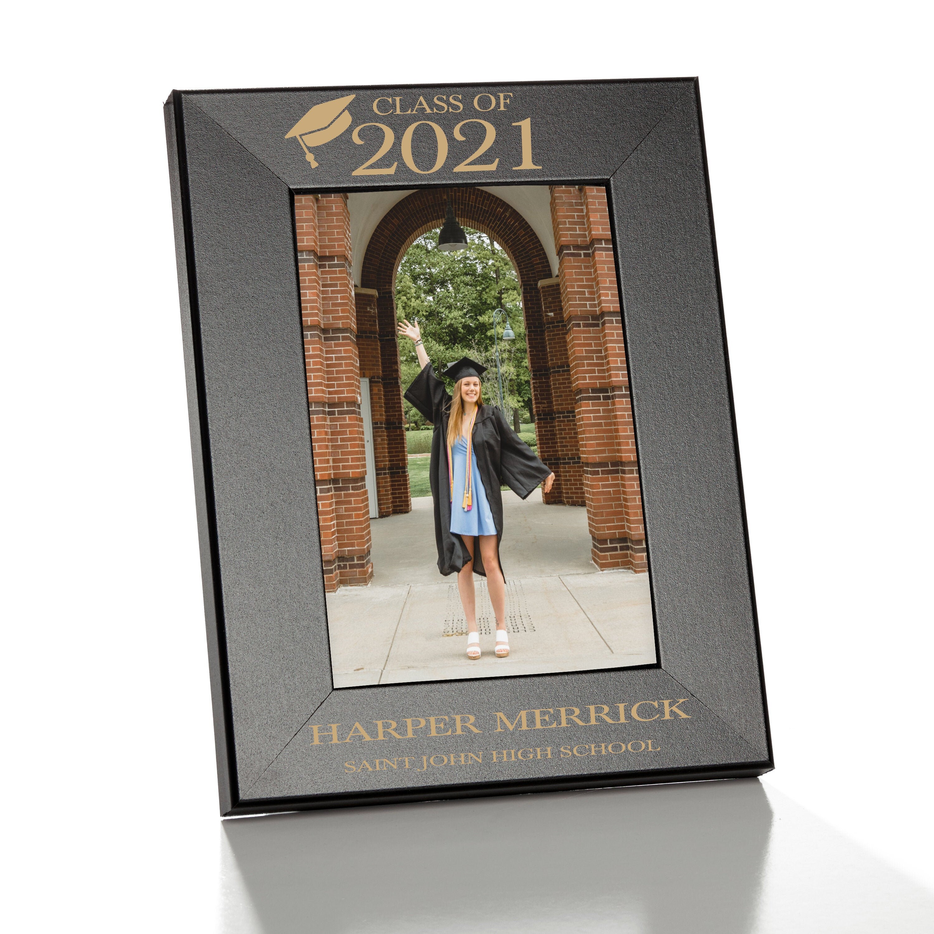 Graduation Picture Frame Personalized Class of 2021 Graduate Etsy