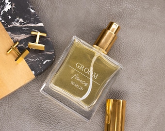 Personalized Groom Cologne Bottle | Wedding Party Gift for Best Man | Unique Groomsman Gift | Bride Gift to Husband | Wedding Gift for Him