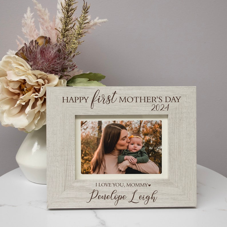 Personalized first Mother's Day Picture Frame