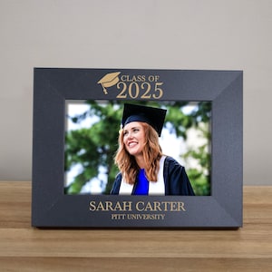 Graduation 2025 Picture Frame | Personalized Class of 2025 Gift for Graduates | 2025 Graduation Gift | Graduate Class of 2025 8x10 Frame
