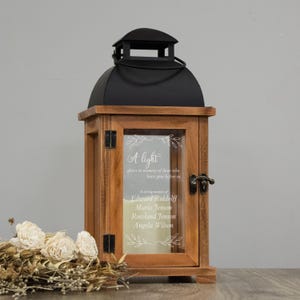 Light Shines Memorial Lantern | Loss of Multiple Family Members | Family Memorial Lantern | Remembrance of Lost Loved Ones | In Memory Of