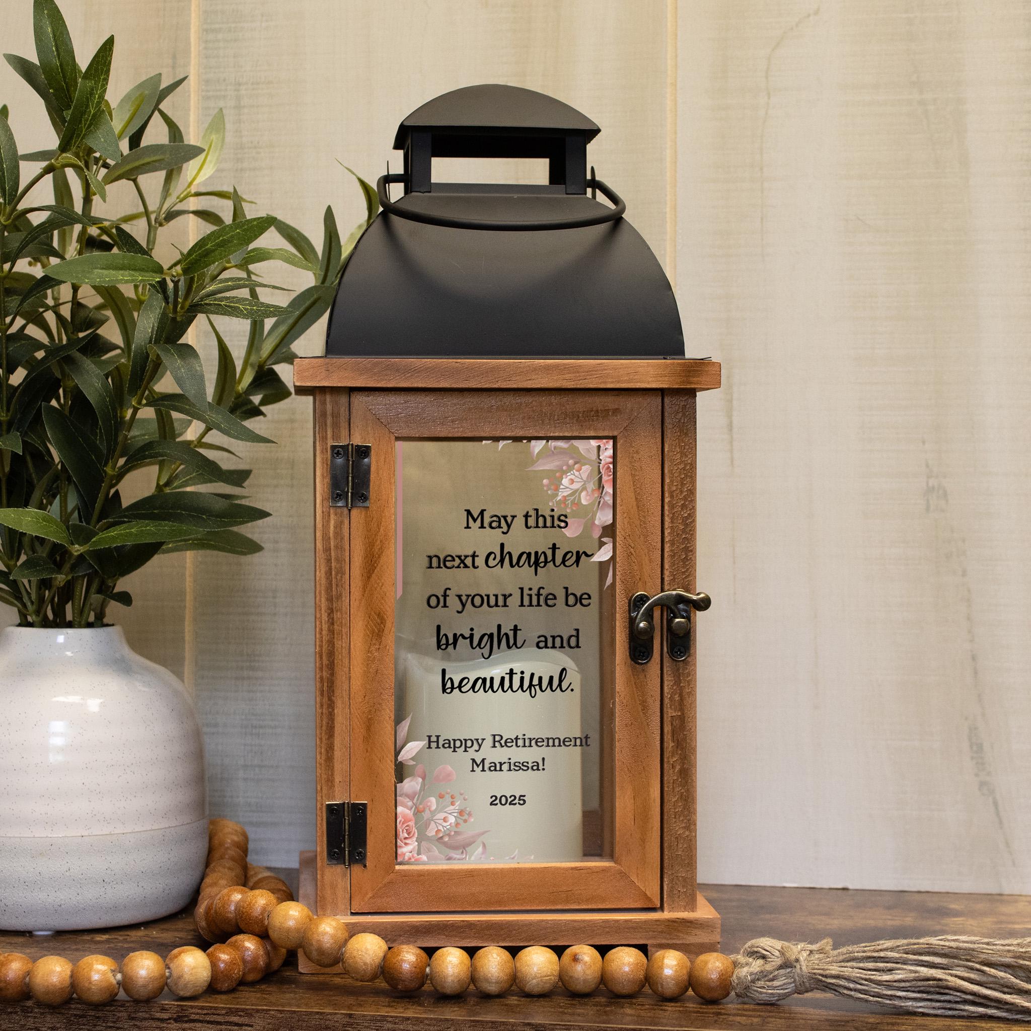 Next Chapter Happy Retirement Gifts | Personalized Retirement Candle ...